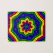 Puzzle Couleurs primaires Fleur roulée 1 (Horizontal)