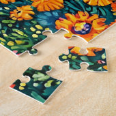 Puzzle Couleurs Simples Rustique Moderne Frais (Côté)
