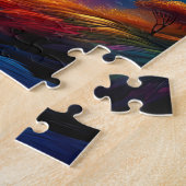 Puzzle Couleurs sur le lac (Côté)
