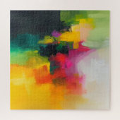 Puzzle Couleurs vives Art Abstrait (Horizontal)