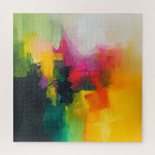 Puzzle Couleurs vives Art Abstrait (Vertical)