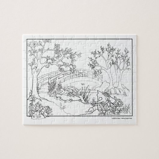 Puzzle COULEZ-MOI ! Créez votre propre objet cadeau uniqu (Horizontal)