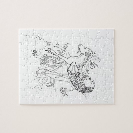 Puzzle COULEZ-MOI ! Créez votre propre objet cadeau uniqu (Horizontal)