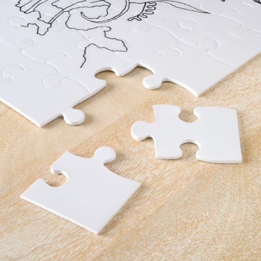 Puzzle COULEZ-MOI ! Créez votre propre objet cadeau uniqu (Côté)