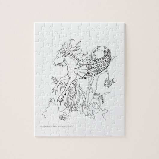 Puzzle COULEZ-MOI ! Créez votre propre objet cadeau uniqu (Vertical)