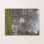 Puzzle Country Foggy Fall Morning (Horizontal)
