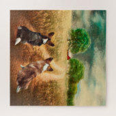 Puzzle Country Welsh Corgis (Horizontal)