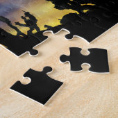 Puzzle Country Western Cowboy Roping Steer (Côté)