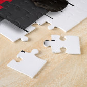 Puzzle Coupable Amour Mugshot Chien drôle Saint Valentin (Côté)