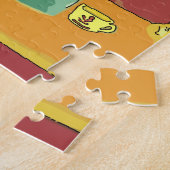 Puzzle Coupe Abstraite de Fleurs et Café (Côté)