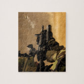 Puzzle Coupe de coquille tirée d'un fusil M-4 (Vertical)