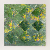 Puzzle Coupe de diamant Jaune Lily Field Conception géomé (Horizontal)