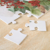 Puzzle Coupe festive Doberman Christmas Wreath (Côté)