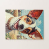 Puzzle Coupe Toy Fox Terrier Peinture (Horizontal)