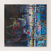 Puzzle Couple à cheval blanc, Wassily Kandinsky (Horizontal)