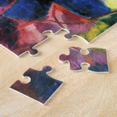 Puzzle Couple à la table du jardin par August Macke (Côté)