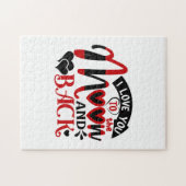 Puzzle Couple Art Je T'Aime À La Lune (Horizontal)