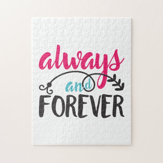Puzzle Couple Art Toujours Et Pour Toujours (Vertical)