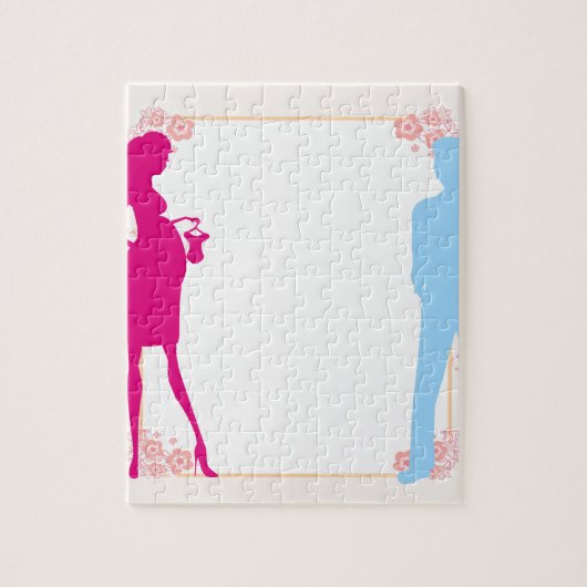 Puzzle couple attente bébé (Vertical)