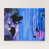 Puzzle Couple Crane (Horizontal)