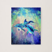 Puzzle Couple dauphin (Vertical)