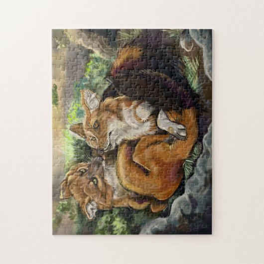 Puzzle Couple de câlin (Vertical)