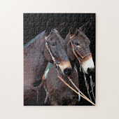 Puzzle Couple de mule (Vertical)