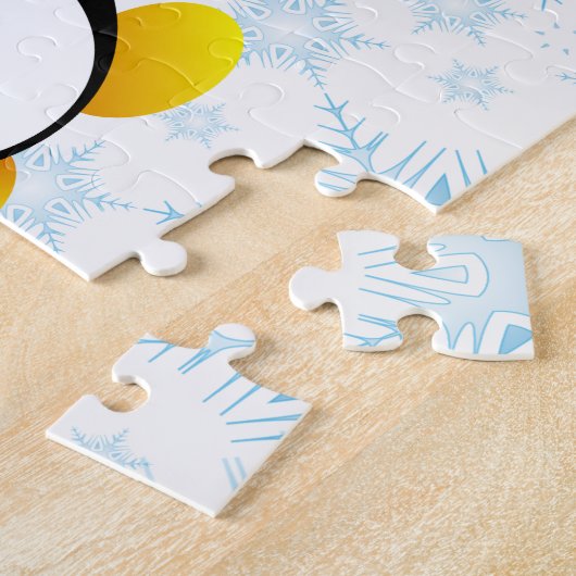 Puzzle Couple de pingouin (Côté)