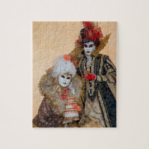 Puzzle Couple en costume de Carnaval, Venise