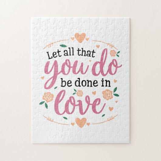 Puzzle Couple Gift Let's All That You Do (Vertical)