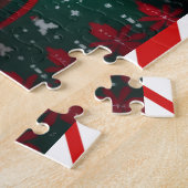 Puzzle Couple hippo de vacances en pulls de Noël (Côté)