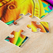 Puzzle Couple hispanique s'embrasser dans l'amour (Côté)