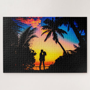 Puzzle Couple Kissing