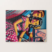 Puzzle Couple rétro en voiture à Drive In Movie (Horizontal)