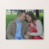 Puzzle Couple romantique assis près ensemble (Horizontal)