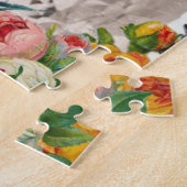 Puzzle Couple vintage en amour Mariages Roses (Côté)