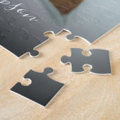 Puzzle Couples Mariage Photo M. Mme Signature Script do-i (Côté)