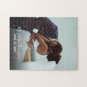 Puzzle Couples Mariage Photo M. Mme Signature Script do-i (Horizontal)