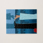 Puzzle Couples romantiques dans la ville (Horizontal)