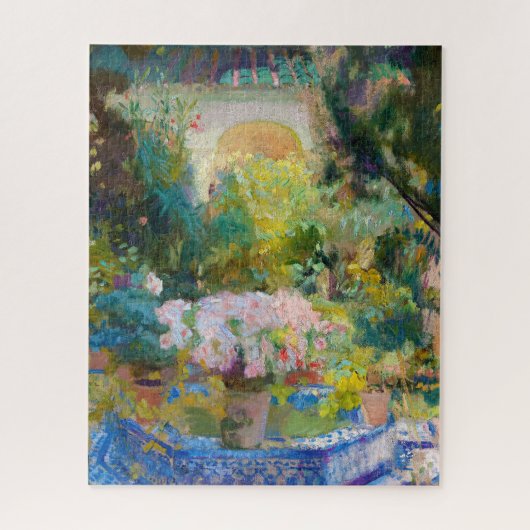 Puzzle Cour de la Casa Sorolla par Joaquin Sorolla (Vertical)