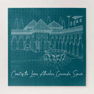 Puzzle Cour de l'Alhambra des Lions 2