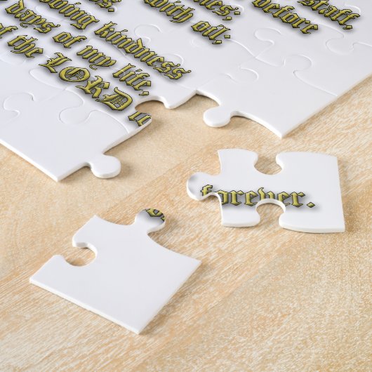 Puzzle Courage - psaume 23 (Côté)