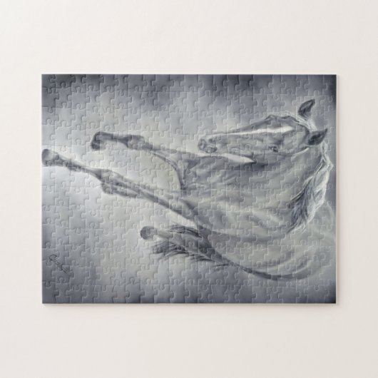 Puzzle courant de cheval (Horizontal)