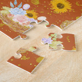 Puzzle Coureur de table de Pâques (Côté)