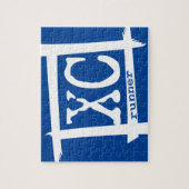 Puzzle Coureur XC - Courant cross-country (Vertical)