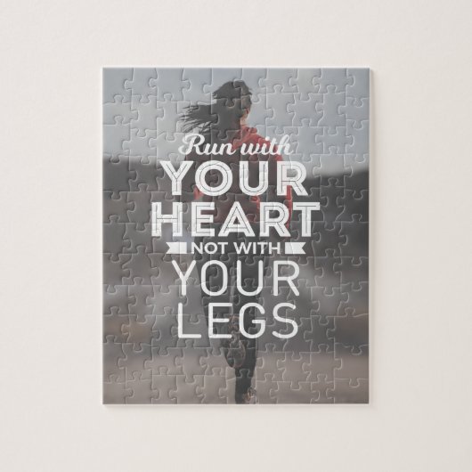 Puzzle Courez avec votre coeur (Vertical)