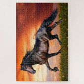 Puzzle Courir au coucher du soleil (Vertical)