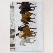 Puzzle Courir des chevaux sur le ranch Hideout (Vertical)