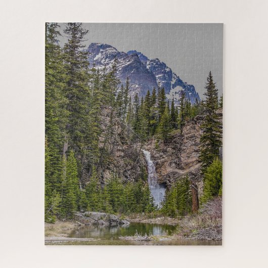 Puzzle Courir Eagle Falls dans Glacier - 676 pièce Jigsaw (Vertical)