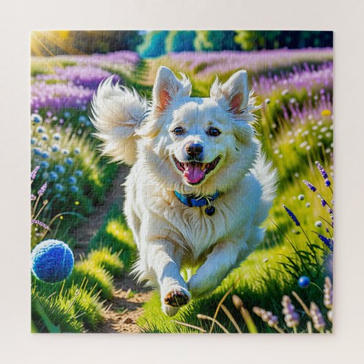 Puzzle Courir un chien (Vertical)